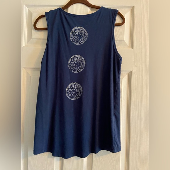 HBO Game of Thrones Navy Mother of Dragons tank top - Picture 2 of 5